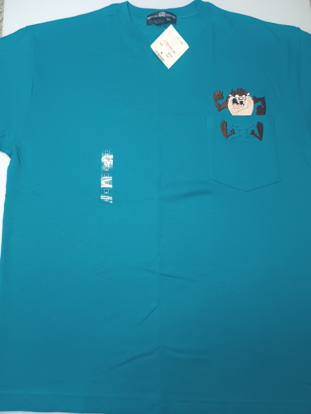 Vintage Warner Bros. Tasmanian Devil Pocket T Shirt Size M